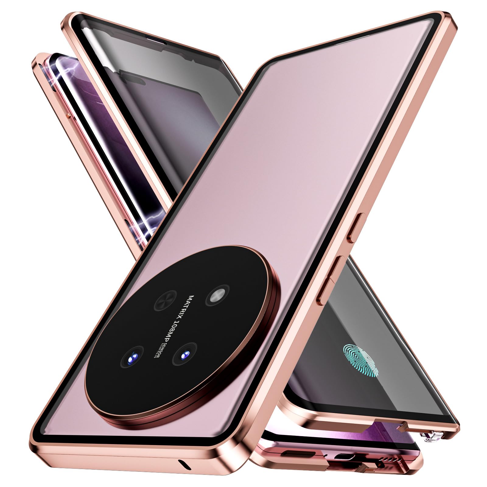 Coque Privacy Honor Magic 7 Lite Métal Magnétique Protège Écran Espion - 8