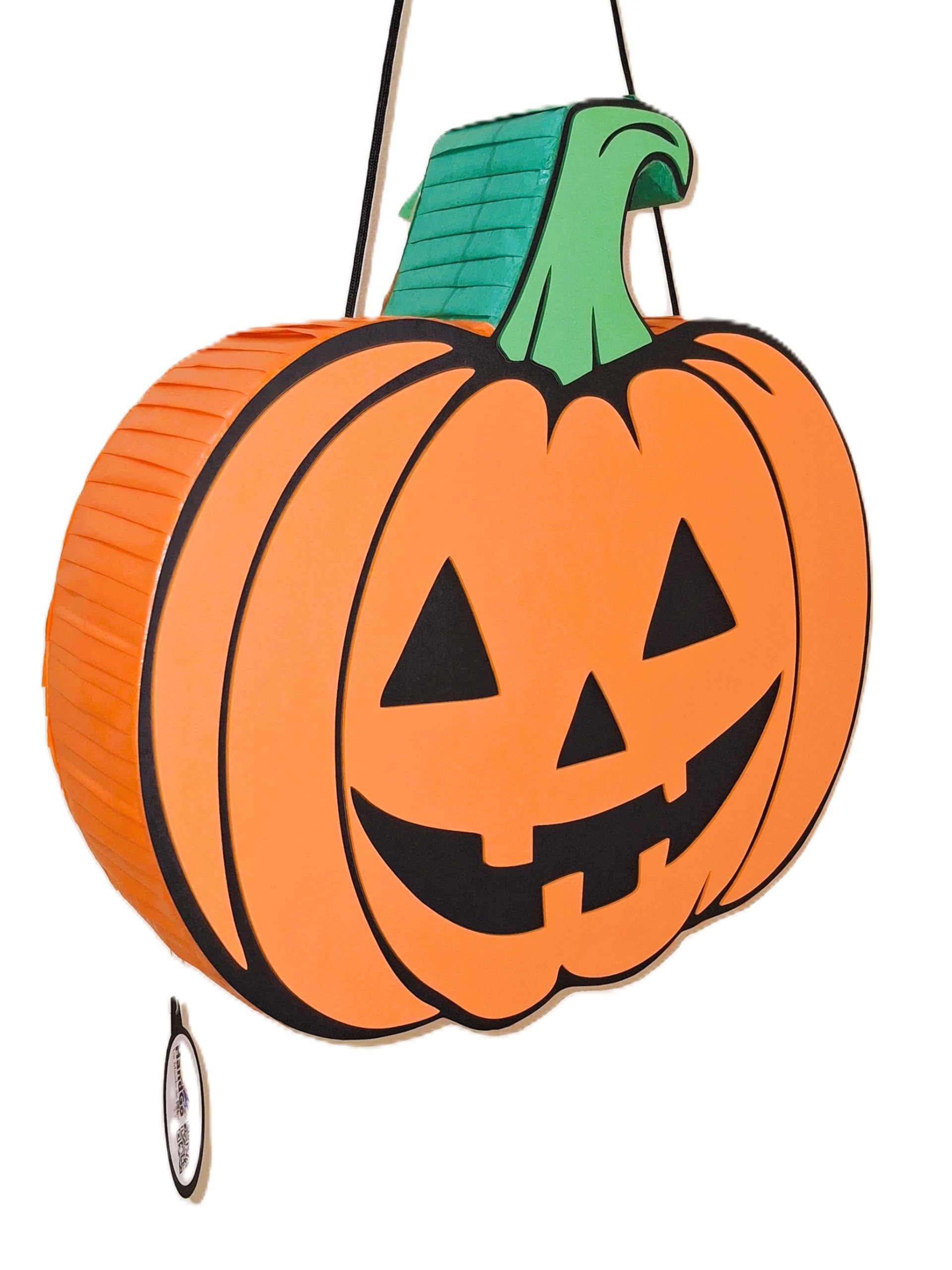 Piñata cumpleaños infantil hecha a mano calabaza halloween (Grande 50x50x10 centimetros)