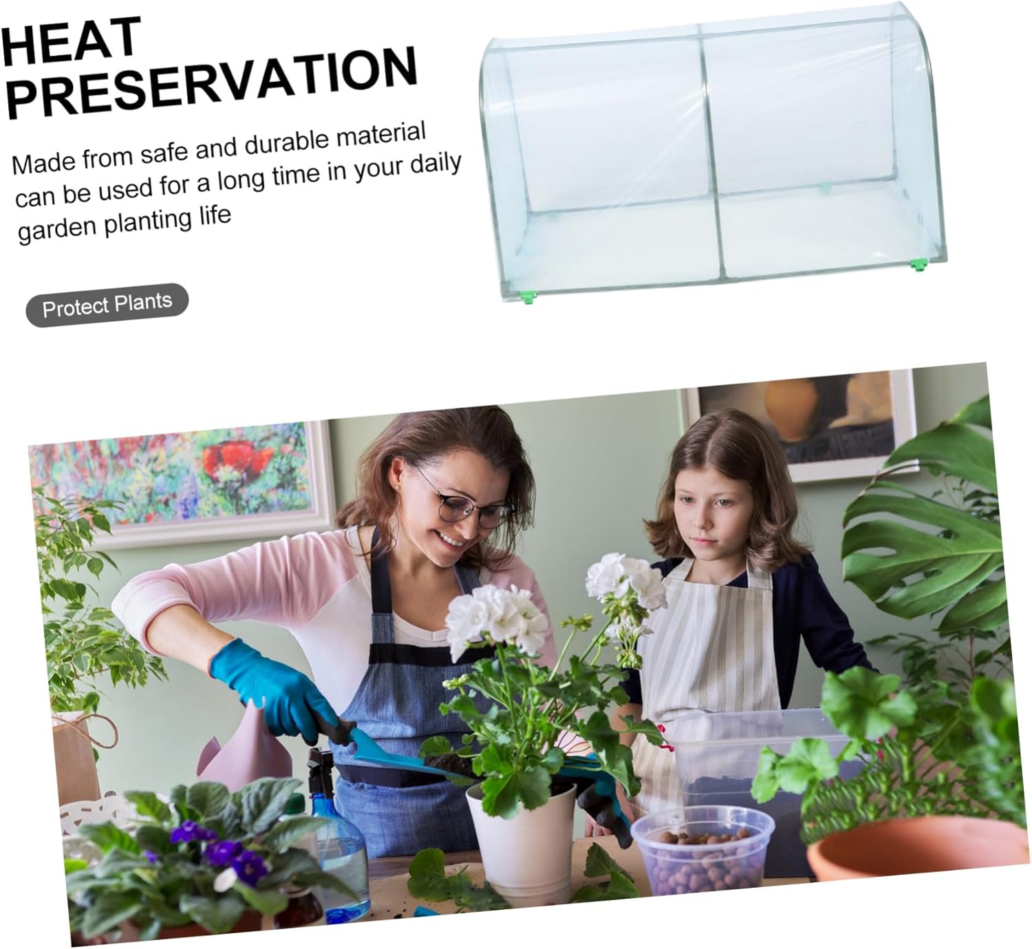 Transparent Plant Greenhouse Tunnel Cover Portable Cold Shelter for Garden Plants Frost and Rain Resistant Easy DIY Installation for Indoor and Outdoor Use
