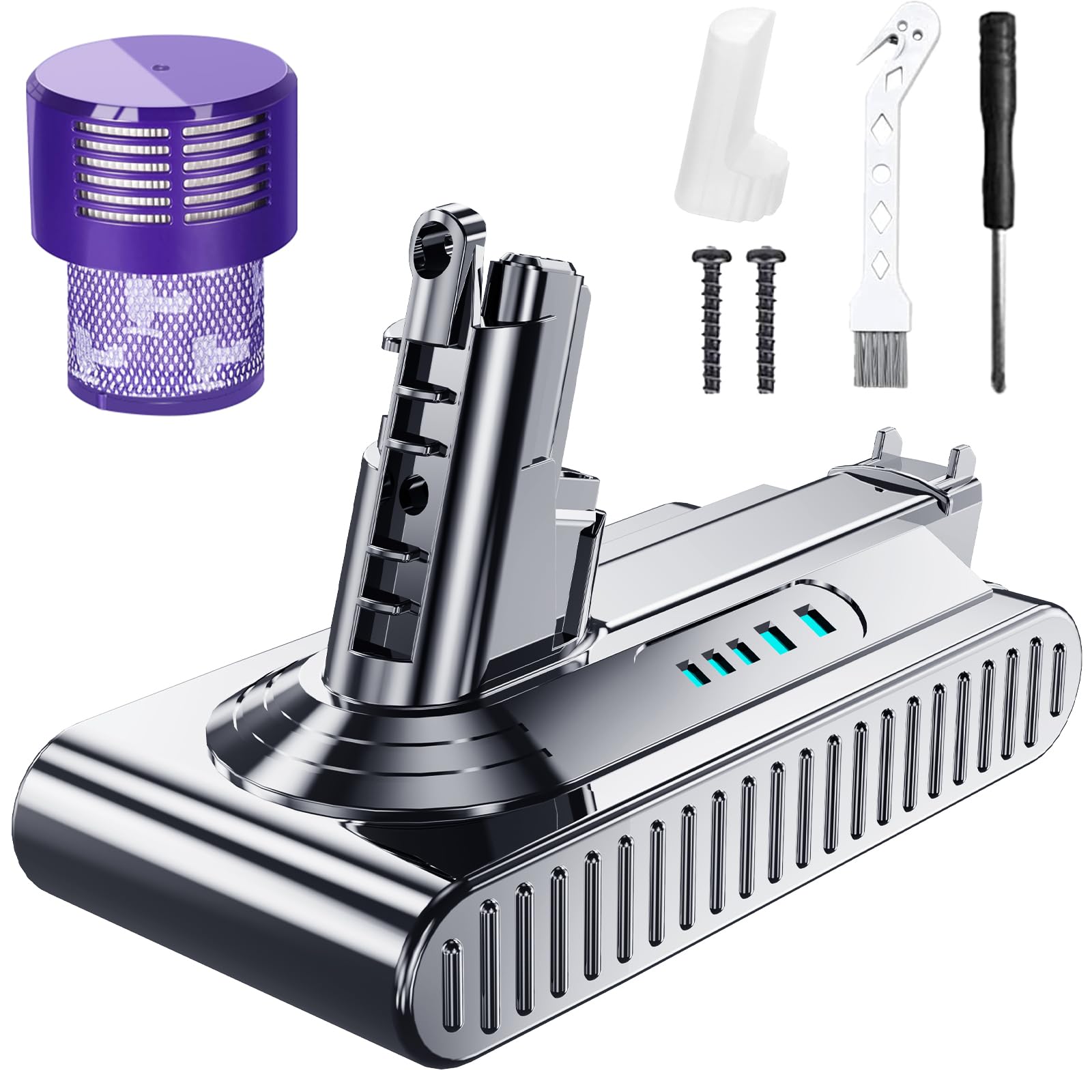 Dyson V10バッテリー NinoLite V10 対応バッテリー Dyson SV12 シリーズ Cyclone Fluffy