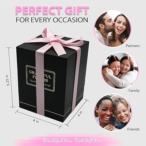 Miniatura 3 de Graceful Fleurs Rosas reales de larga duración durante años, flores frescas conservadas para entrega de cumpleaños, regalos de cumpleaños