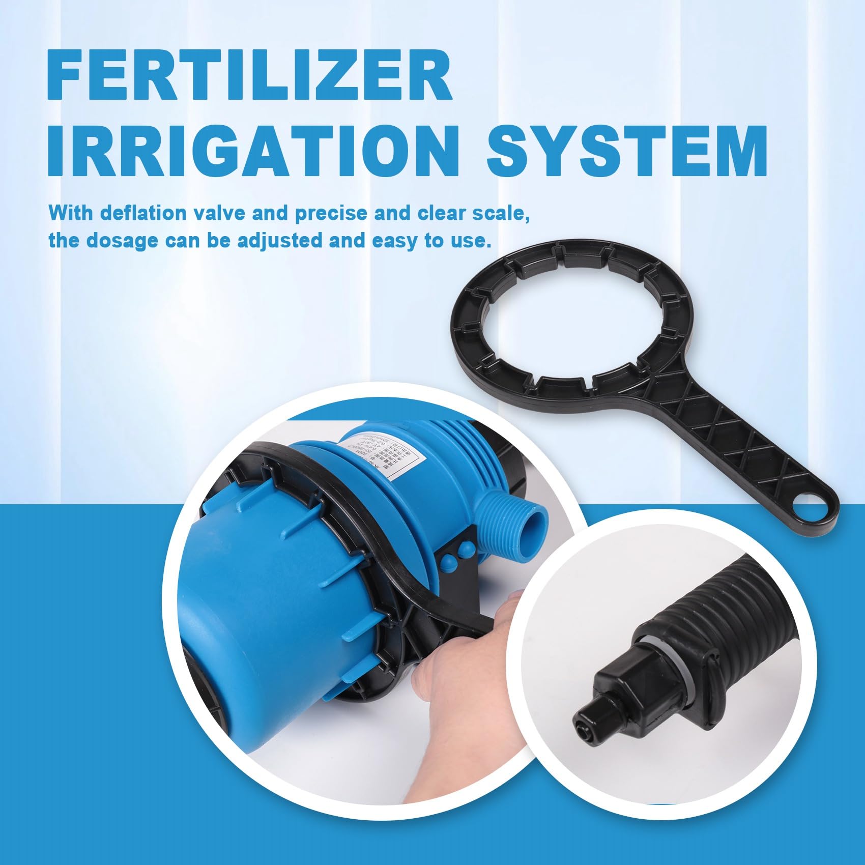 Pompa per Fertilizzante Pompa di Dosaggio Ad Acqua Miscela Iniettore Chimico Dosatore Proporzionale Miscelatore Liquido Concime per Bestiame