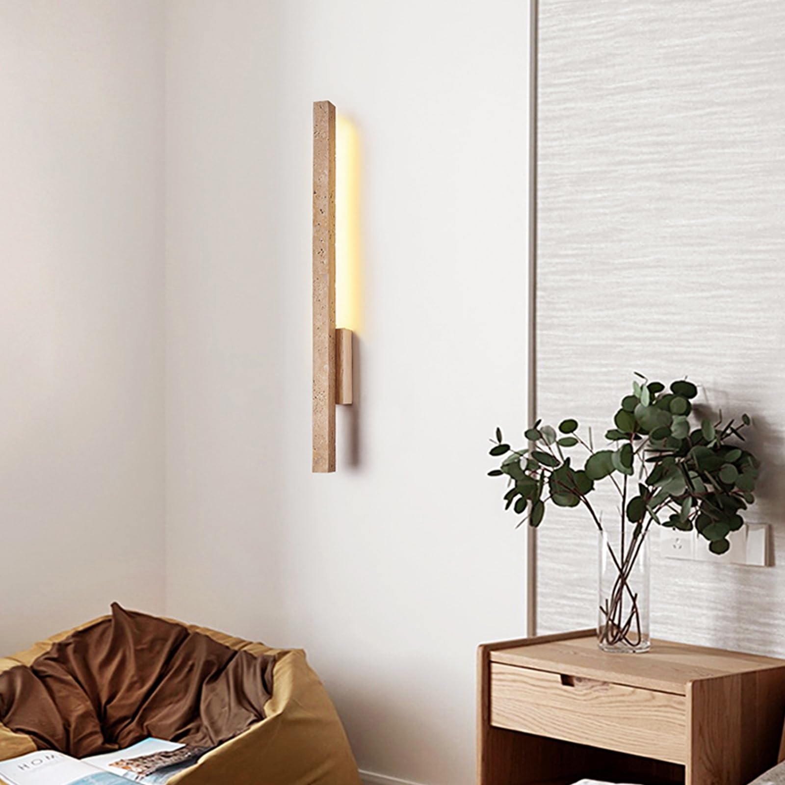 Lampada da Parete a LED con Interruttore, Applique da Comodino, faretto a Incasso, Applique Regolabili per Camera da Letto, Soggiorno, Hotel