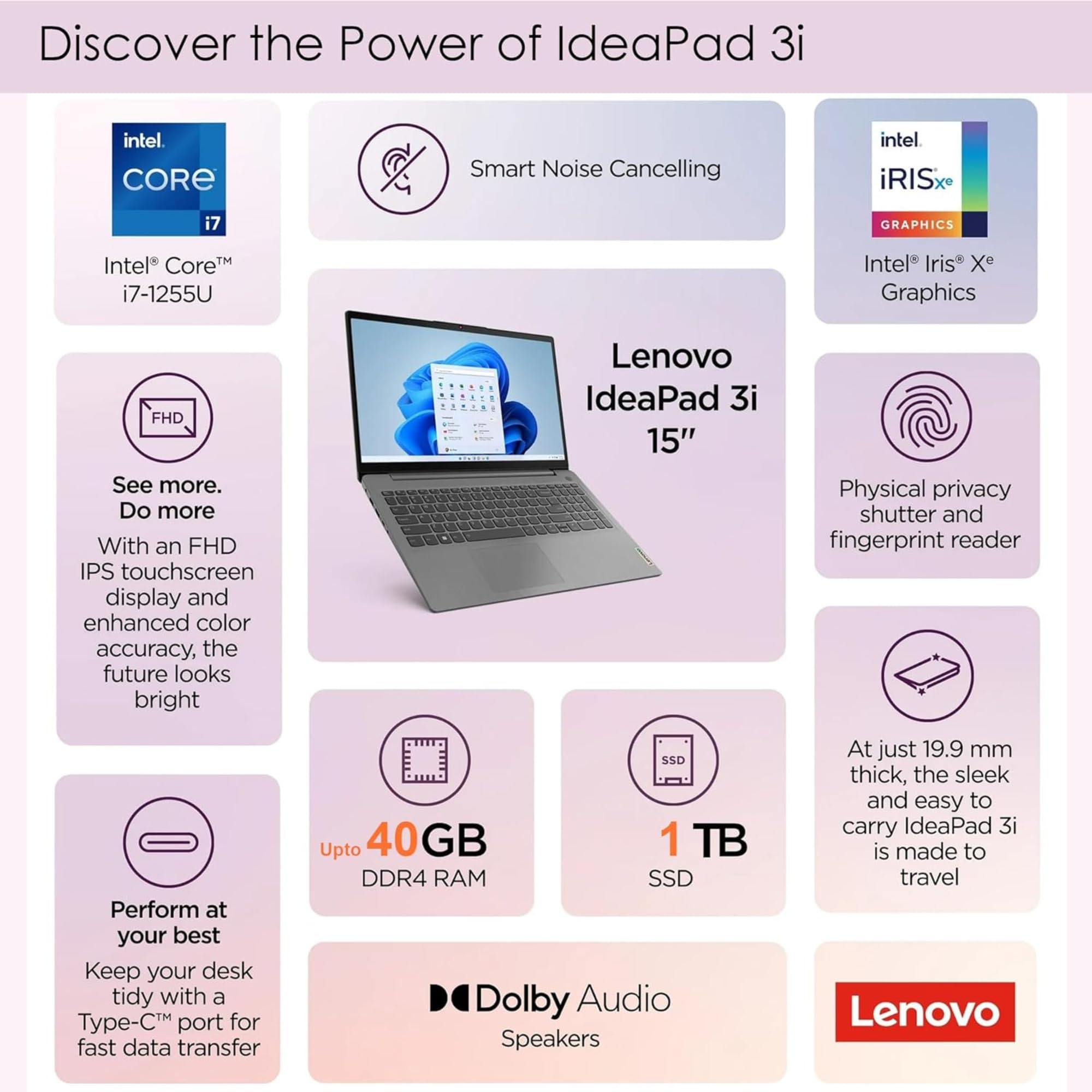 Amazon.com: Lenovo IdeaPad Performance Touchscreen Laptop, 16GB