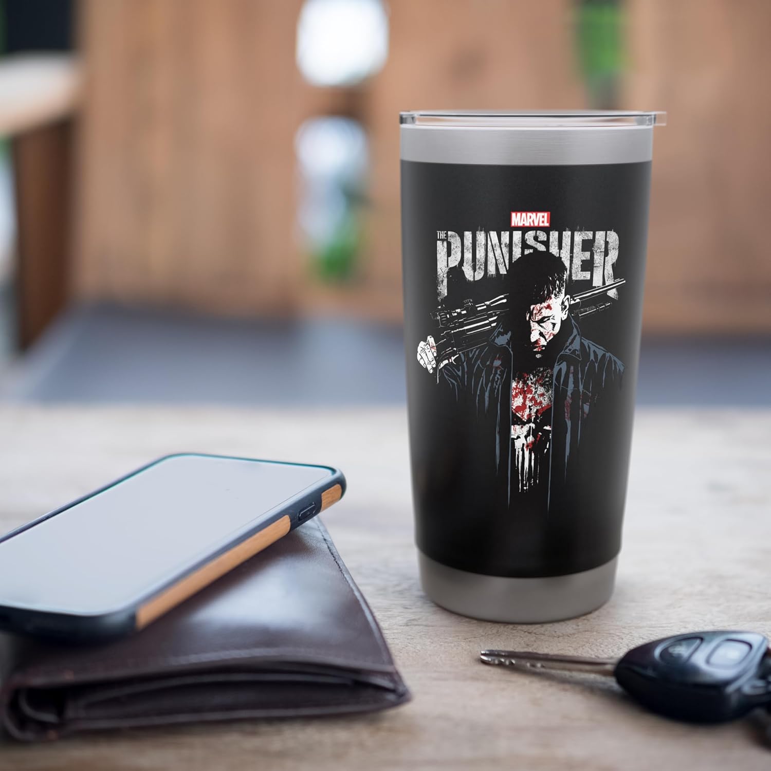 Marvel The Punisher Frank Castle Vigilante Stainless Steel Insulated Tumbler - Image 7