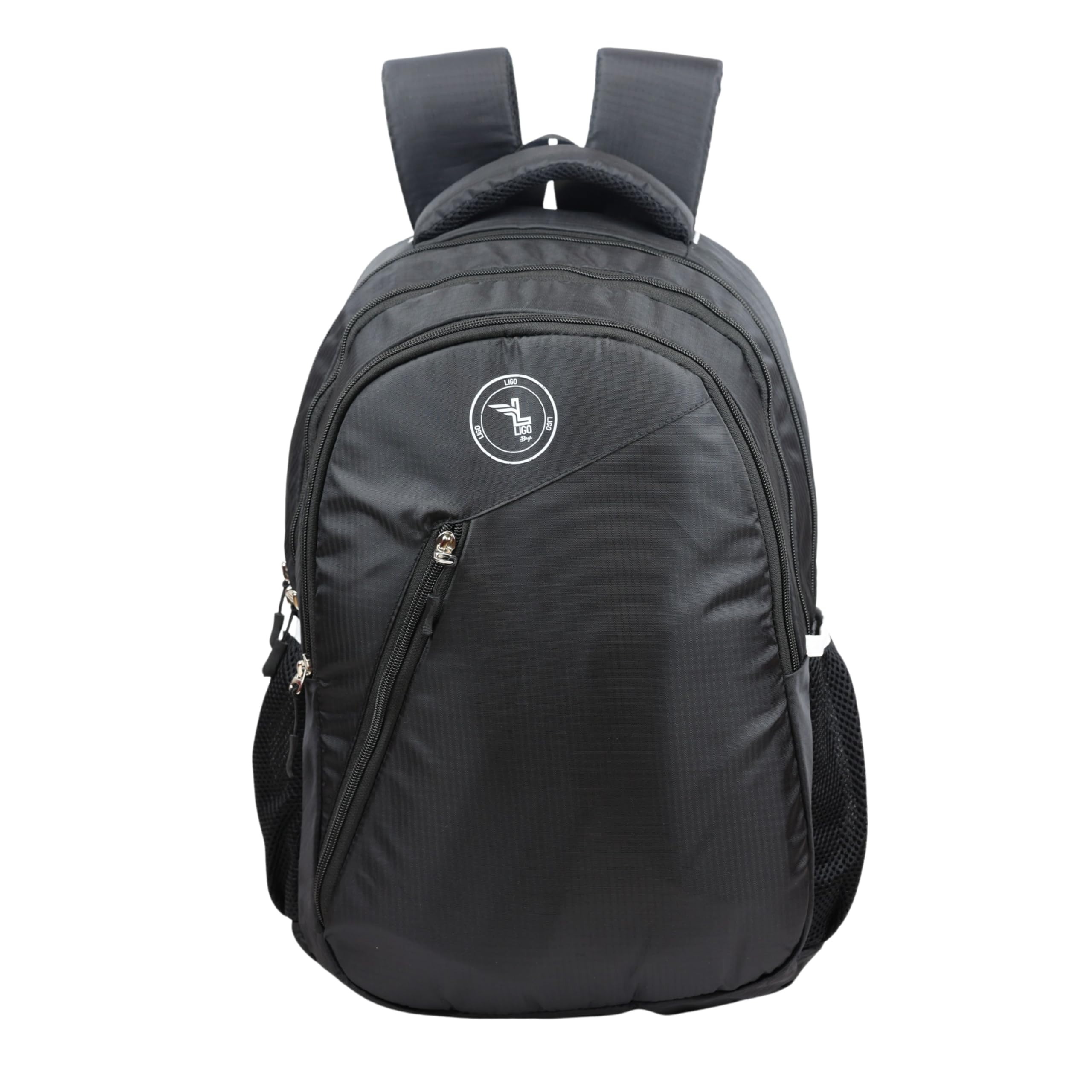 Ligo Lyfe 18 Inch Backpack for Men | Laptop Bag for Mens | Travel bag for women with 2 Side Bottle Pockets for Men and Womens