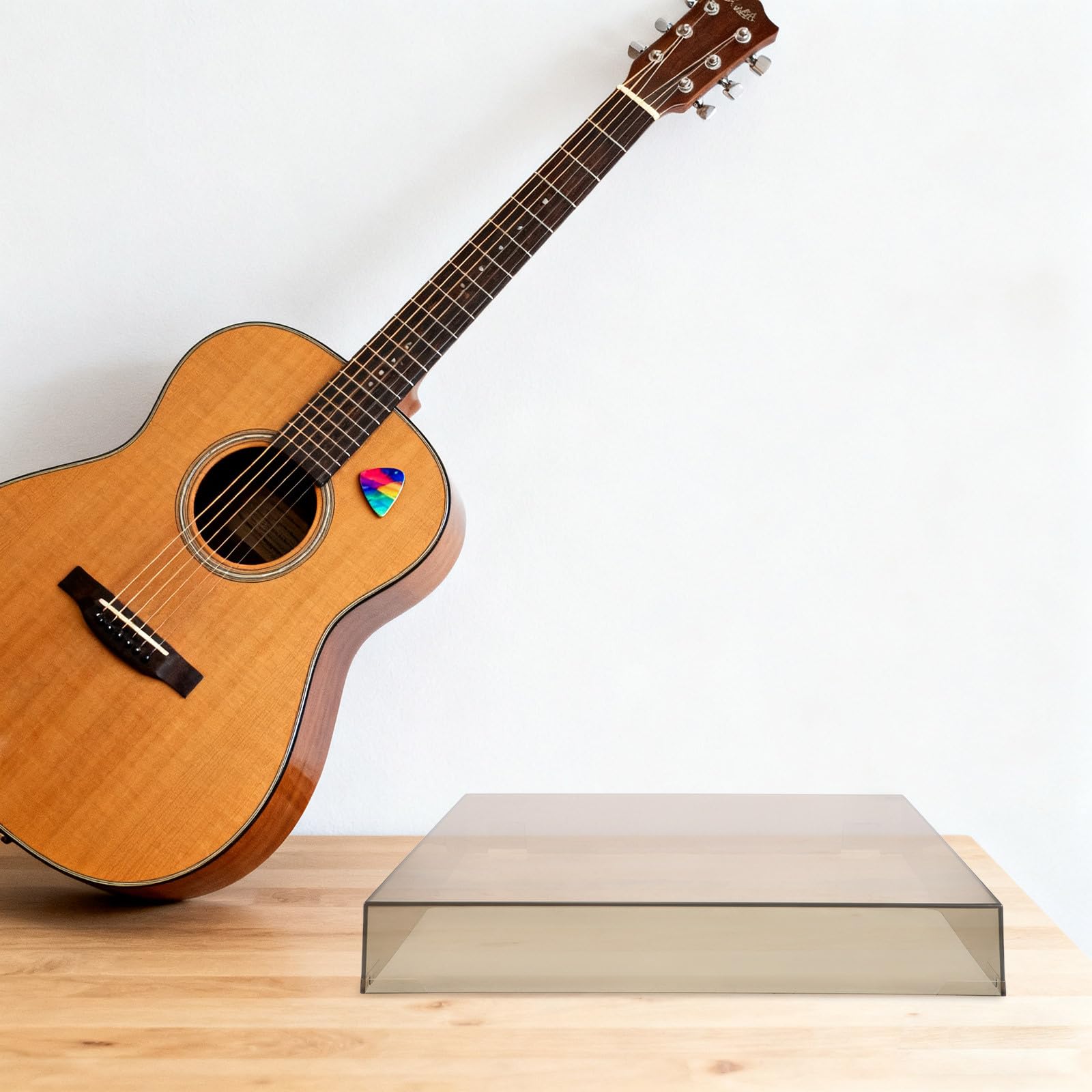 Coperchio protettivo trasparente per giradischi, 40,6 x 33 x 6,1 cm, in plastica, per giradischi in vinile, accessorio di ricambio per stereo.