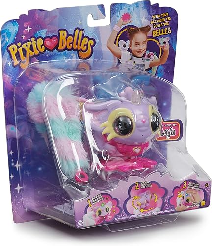Miniatura 6 de Pixie Belles - Juguete interactivo de animales encantados, Layla (morado)