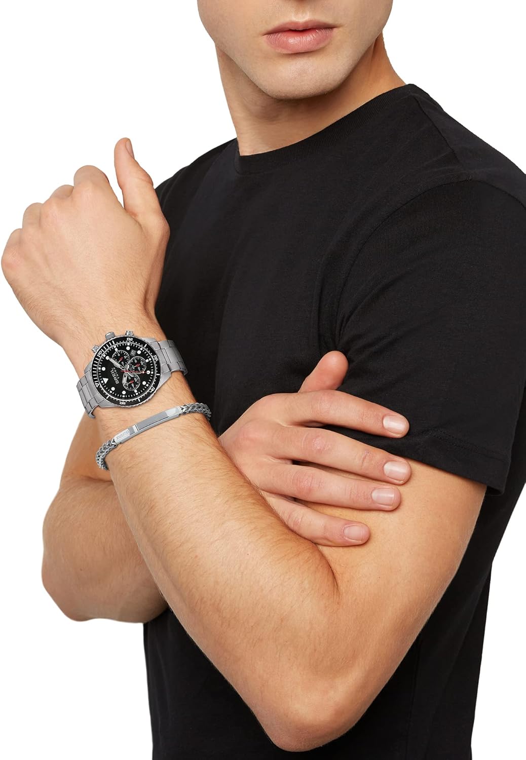 Breil - Special Pack con Cronografo e Bracciale in Acciaio Lucido Inossidabile alla Moda, Gioielleria e Orologi per Uomo, Idea Regalo Speciale, Esclusiva Online Breil - Special Pack con Cronografo e Bracciale in Acciaio Lucido Inossidabile alla Moda, Gioielleria e Orologi per Uomo, Idea Regalo Speciale, Esclusiva Online