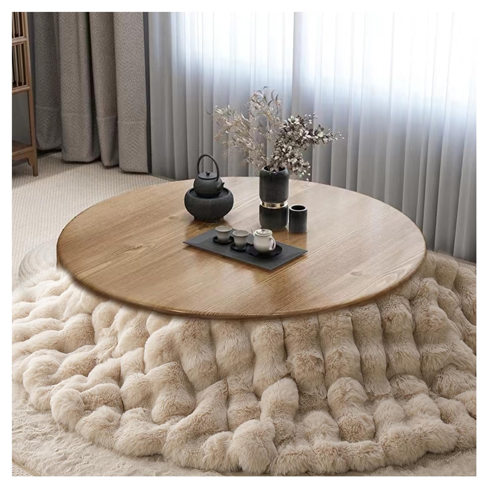 こたつセット(円卓80cm・掛け布団180×200)