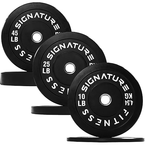 Olympic Bumper Plates, 2" Weight Plates for Strength Training & Weightlifting, Pairs, Sets or Sets with 7FT Barbell, Multiple Options