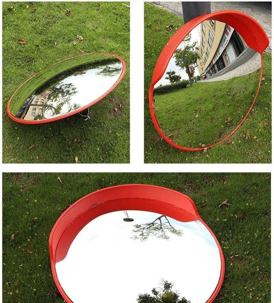 Zewnętrzne Lusterko Bezpieczeństwa, Plastikowe Sferyczne Lusterko Drogowe Skrzyżowanie Lusterko Obrotowena Drogi/-/60Cm