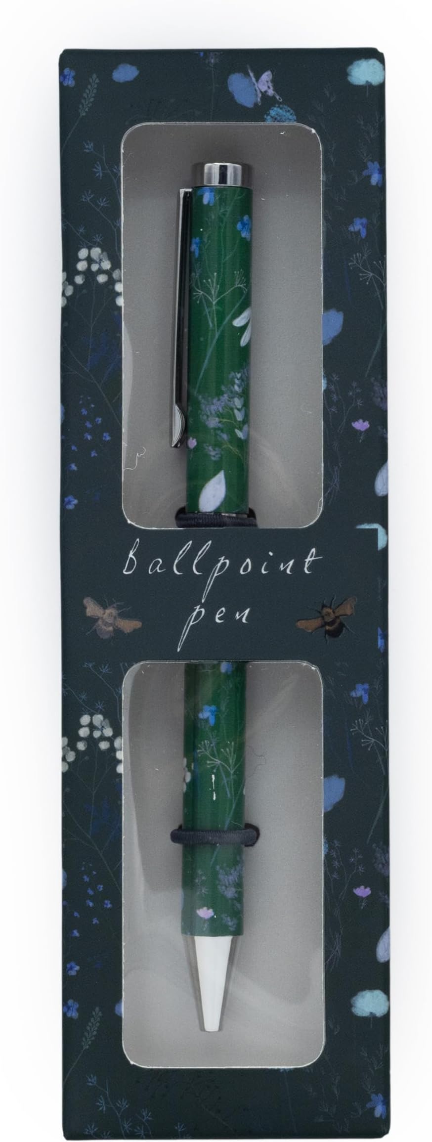 Robert Frederick Reflect and Pause Design Ballpoint Pen in Gift Box | Black Ink Twist Nib | Stylish Writing Pen | Elegant Stationery Gift