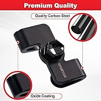 Vista 5 de Spurtar Herramienta Extensor de Llave, Adaptador Extensor de Llave Ajustable para 1/2 Pulgada de Accionamiento o 21mm de Accionamiento Hexagonal