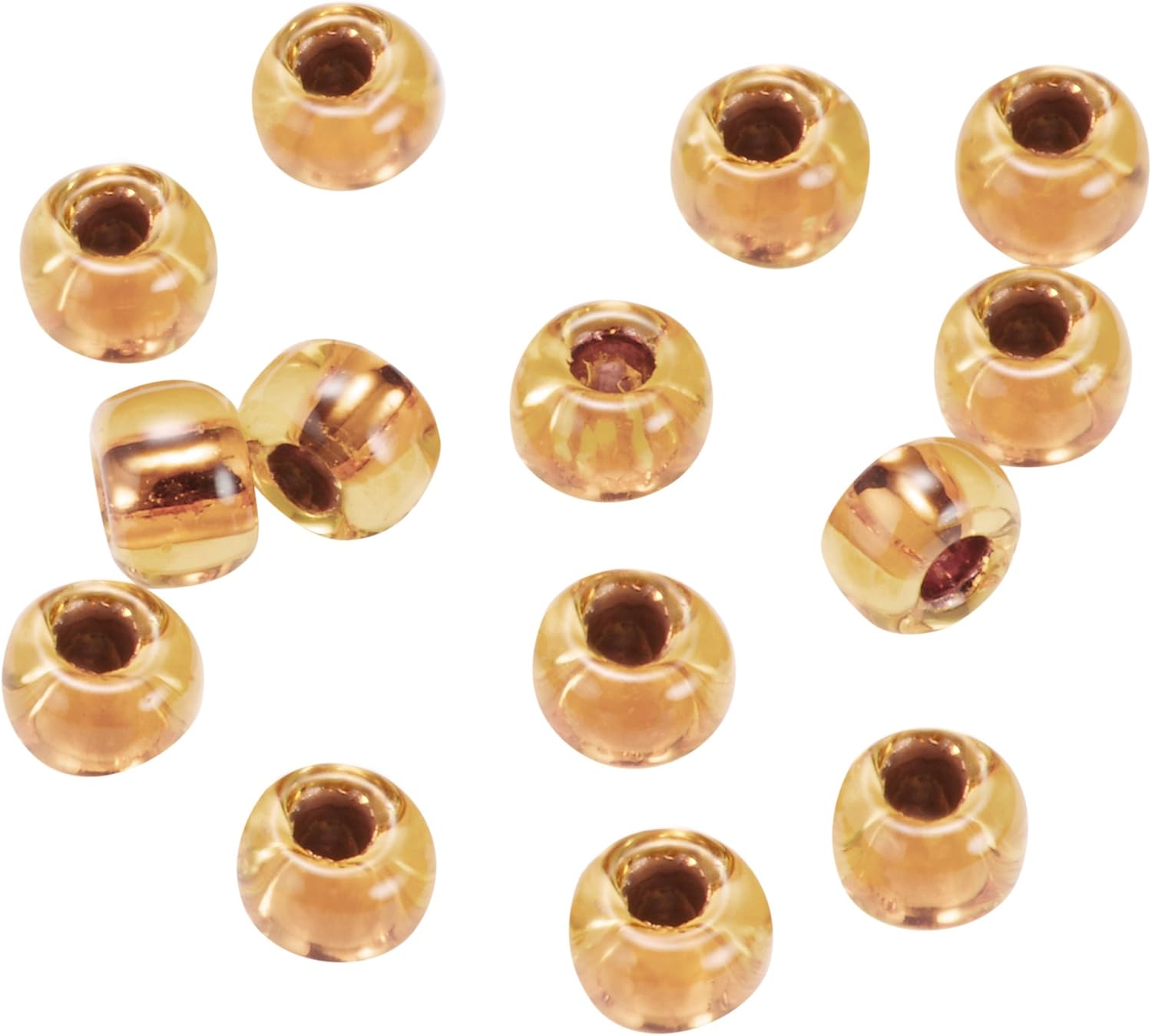 TOHO Royal Beads Round Small α Rose Pack Beads, Outer Diameter Approx. 0.09 inches (2.2 mm), No. 754, Approx. 0.2 oz (7 g)