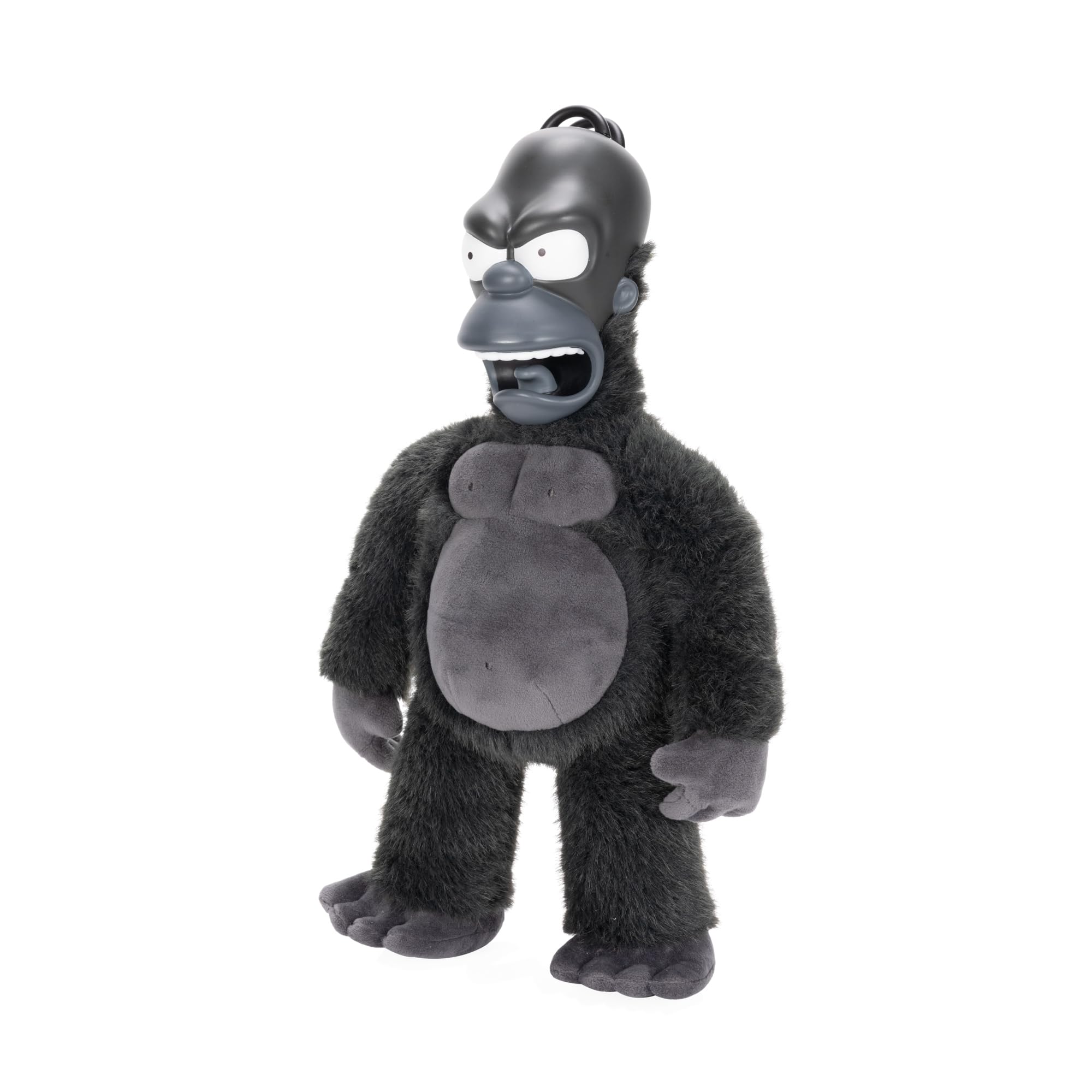 Peluche da collezione di Re Homer dei Simpson, prodotto da Jakks Pacific, con licenza ufficiale, alto 40 cm, ispirato all'episodio "La casa sull'albero dell'orrore" - 5