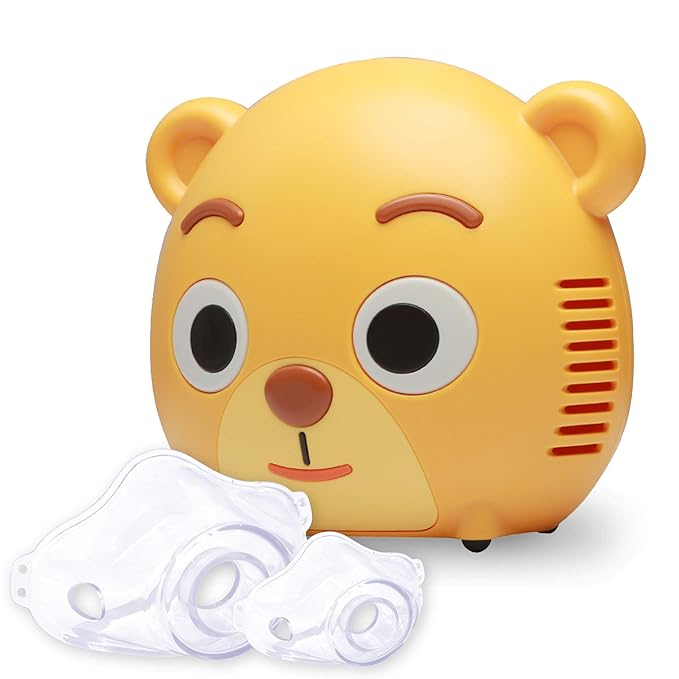 Mievida Mi-KIDZ C04 Compressor Nebulizer for Child & Adult with Medi Control Technology and 360? Inhaler Rotation for Effective Delivery of Medication