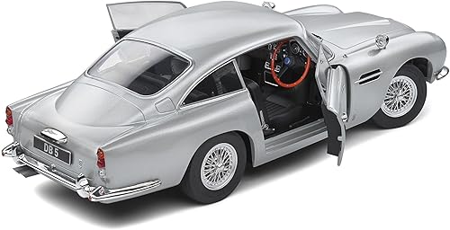 Miniatura 3 de Solido S1807101 1:18 1964 DB5-Silver Birch Aston Martin Coche miniatura coleccionable, plata, unisex adulto