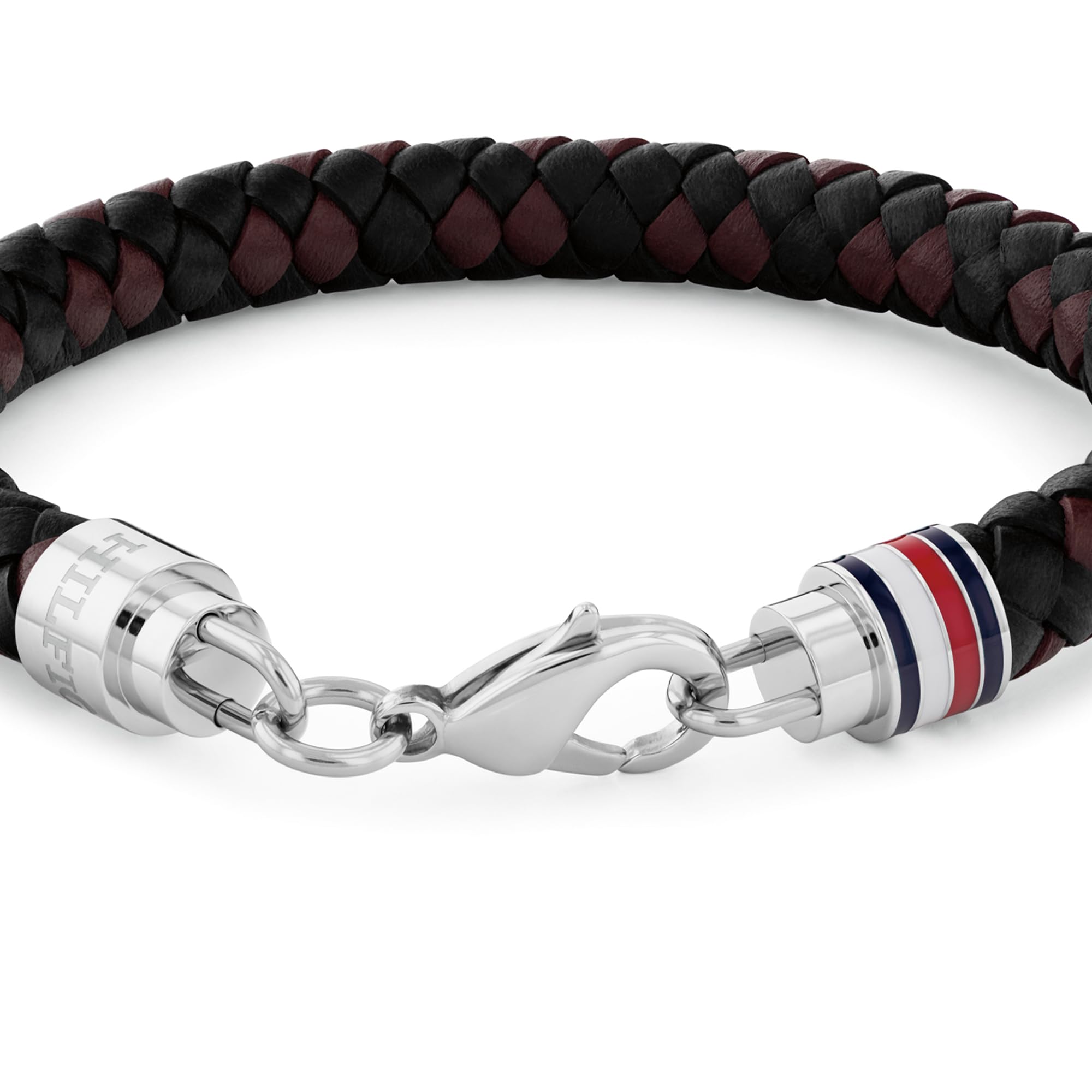 Tommy Hilfiger Jewelry Lederarmbänder für Herren in Verschiedenen Farbkombinationen — Alle mit Edelstahlverschluss