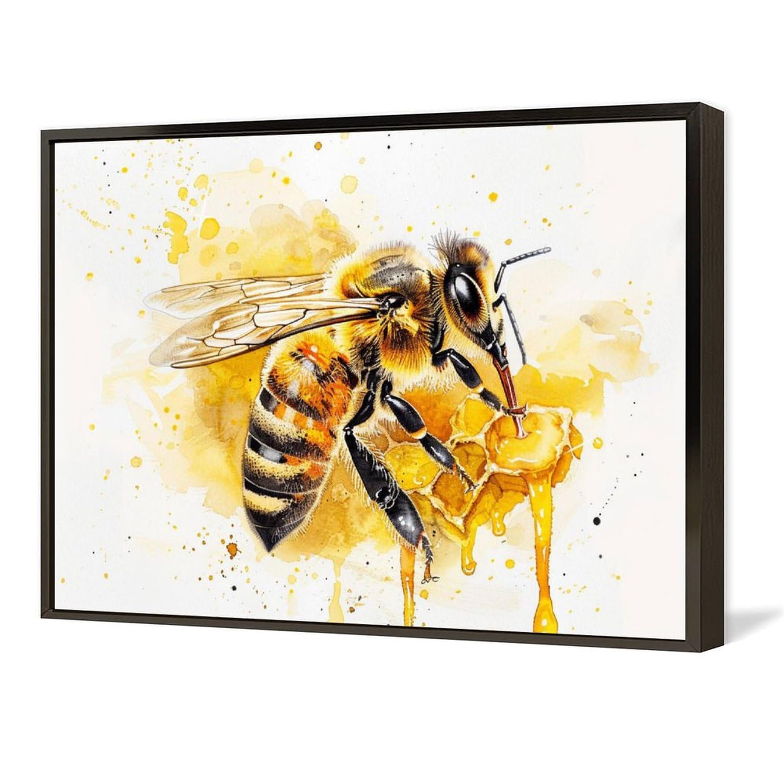 蜂 蜜蜂 熊蜂 丸蜂 昆虫 花 縁起物 原画 アート 絵画 画家 クレパス画 蜂 蜜蜂 熊蜂 丸蜂 昆虫 花 縁起物 原画 アート 絵画 画家