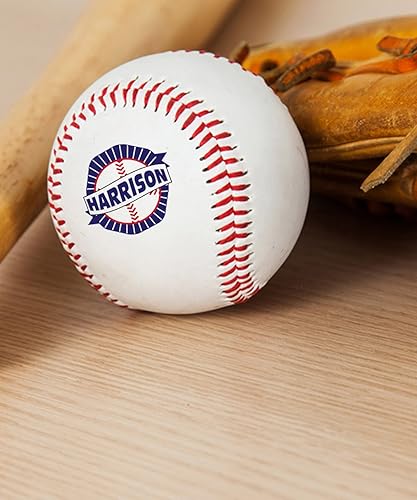 Vista 10 de Pelotas de béisbol personalizadas, tamaño oficial: elige entre 15 diseños o sube una foto o logotipo de empresa