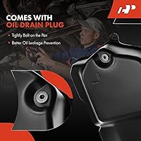 Vista 7 de A-Premium Cárter de aceite de transmisión con tapón de drenaje y junta compatible con Audi Q3 2015-2018, Q3 Quattro 2015-2018, VW Beetle 2017-2019