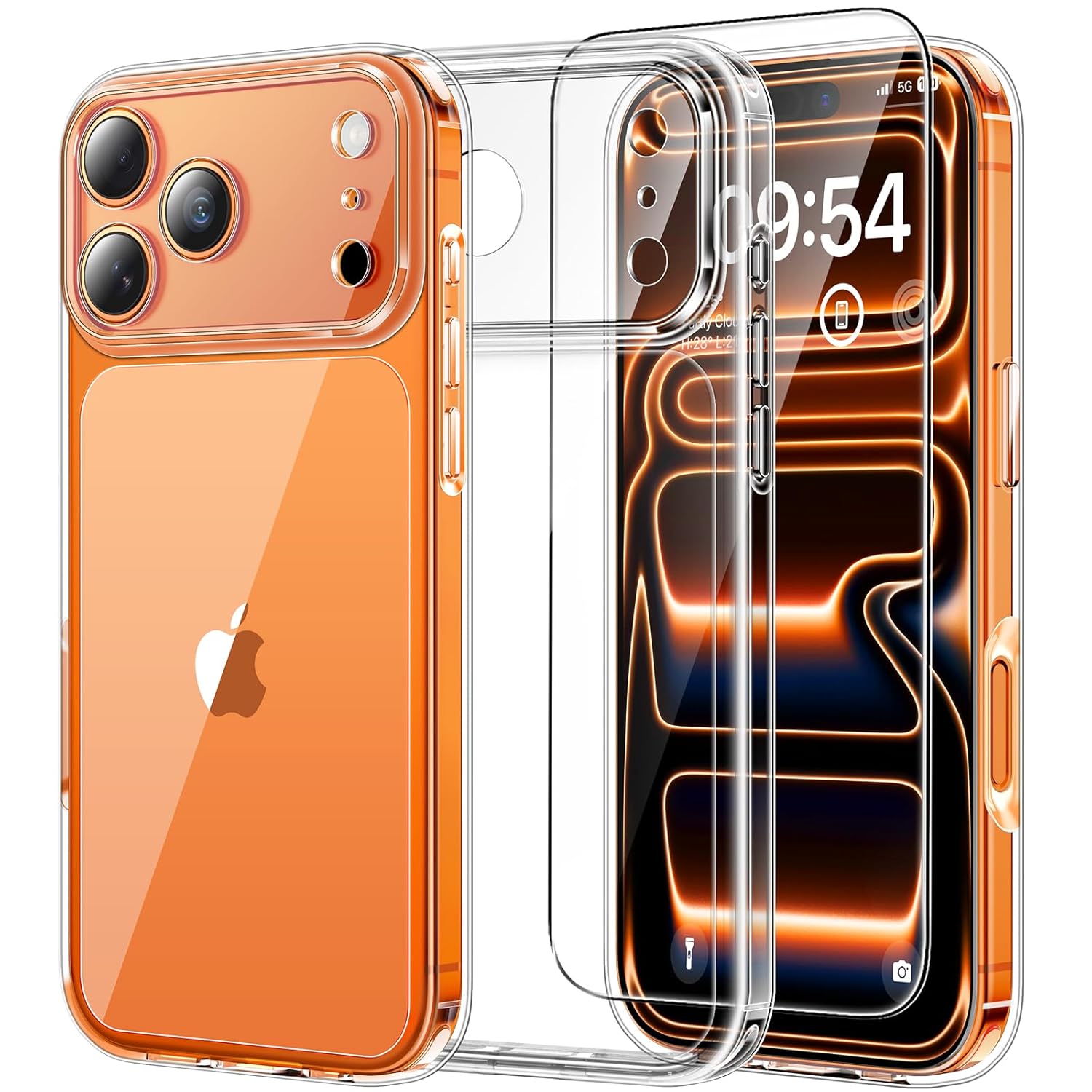 TAURI for iPhone 17 Pro Case Full Camera Protection with Screen Protector Anti-Yellowing Military-Grade Protection Shockproof Slim Phone