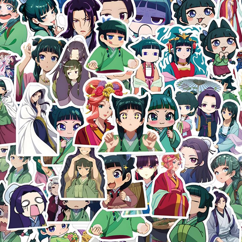 Amazon.co.jp: 120枚入り 薬屋のステッカーセット アニメキャラクター