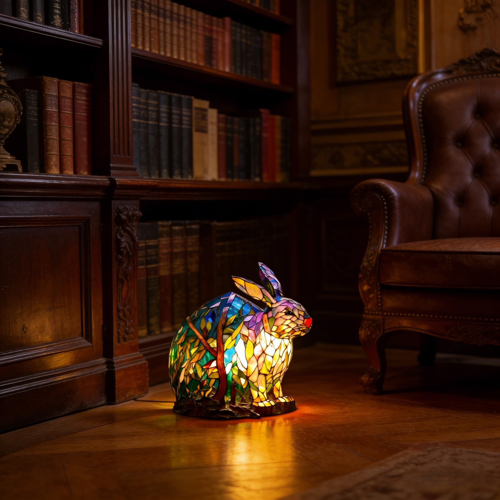 Lampada a tema animale 3D, simpatico animale domestico retrò in resina colorata, gatto, uccello, lupo, luci da scrivania a LED, decorazioni artistiche per la casa, Natale, compleanno, amante degli ani