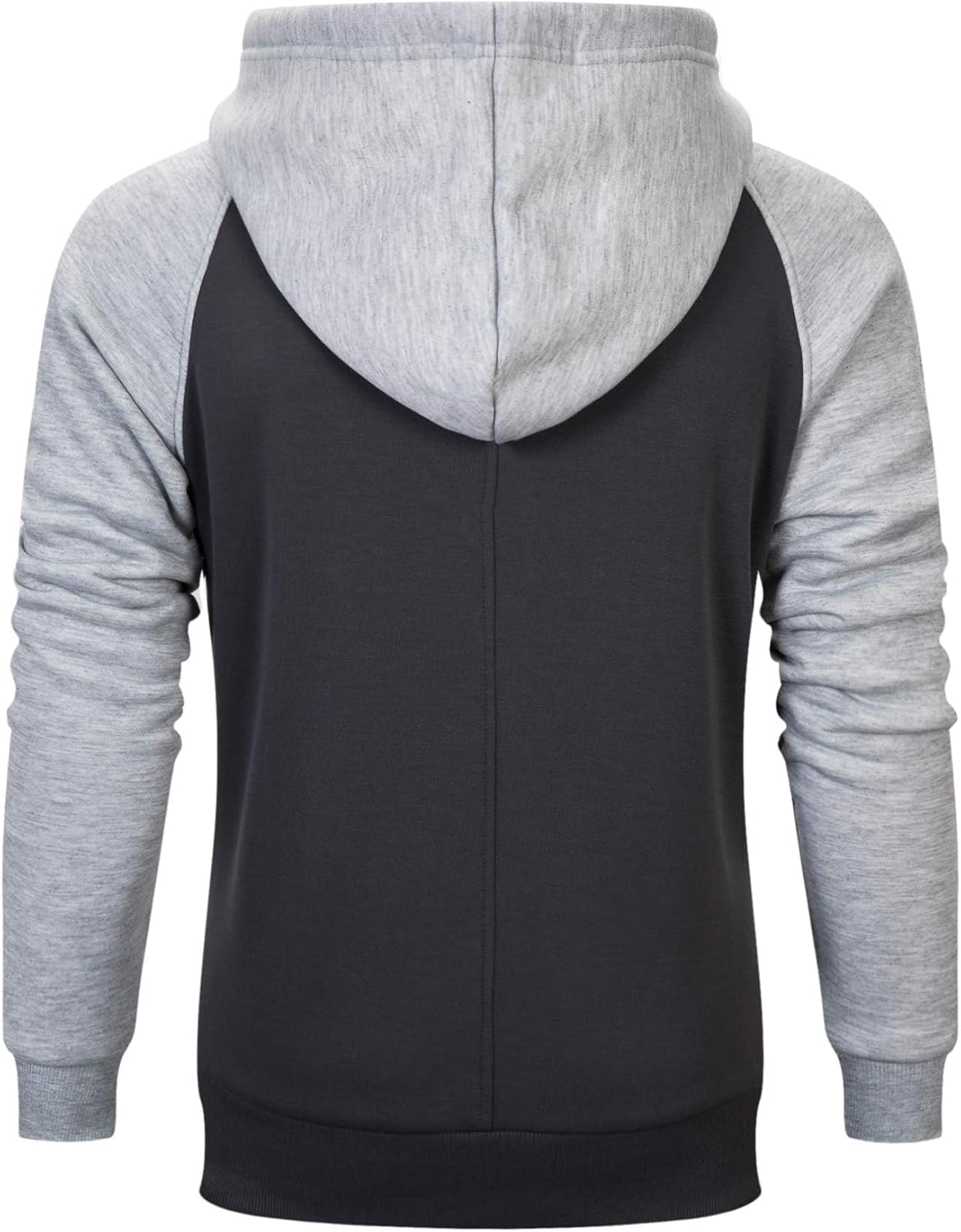 LBL Leading the Better Life Men's Solid Pullover Hoodies Sports Soft Blend Fleece Hooded Sweatshirts with Kangaroo Pocket - Image 4