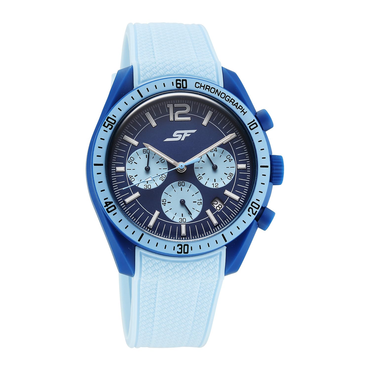 SF Genesis-Bold Chronograph Blue Dial Watch - Image 1
