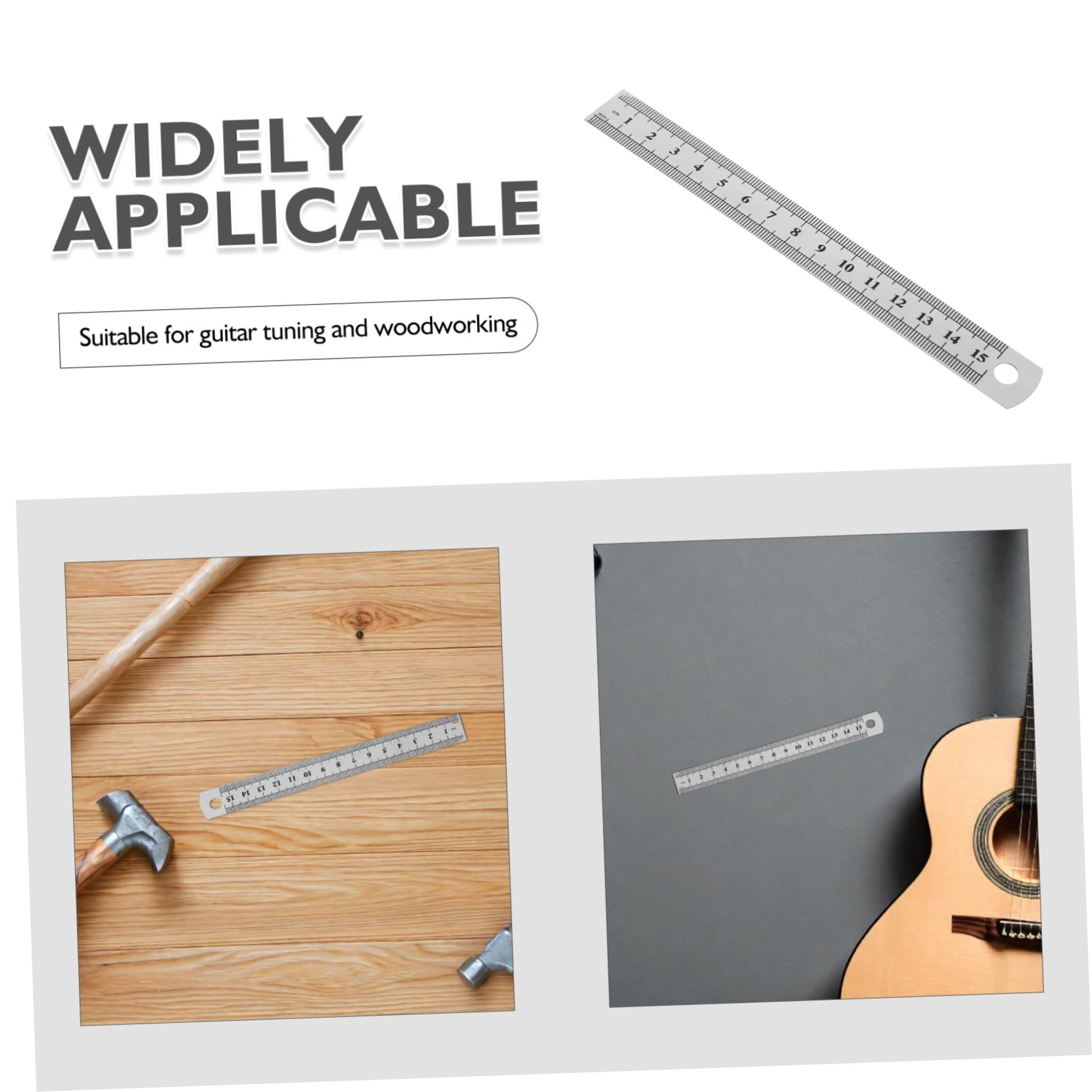 30 Stück Transparente Graduierungslineale Silbernes Lineal Lineal Geometriewerkzeug Näh Messlineal Kleines Metall Techniklineal Büro Schullineal Kleines Metalllineal