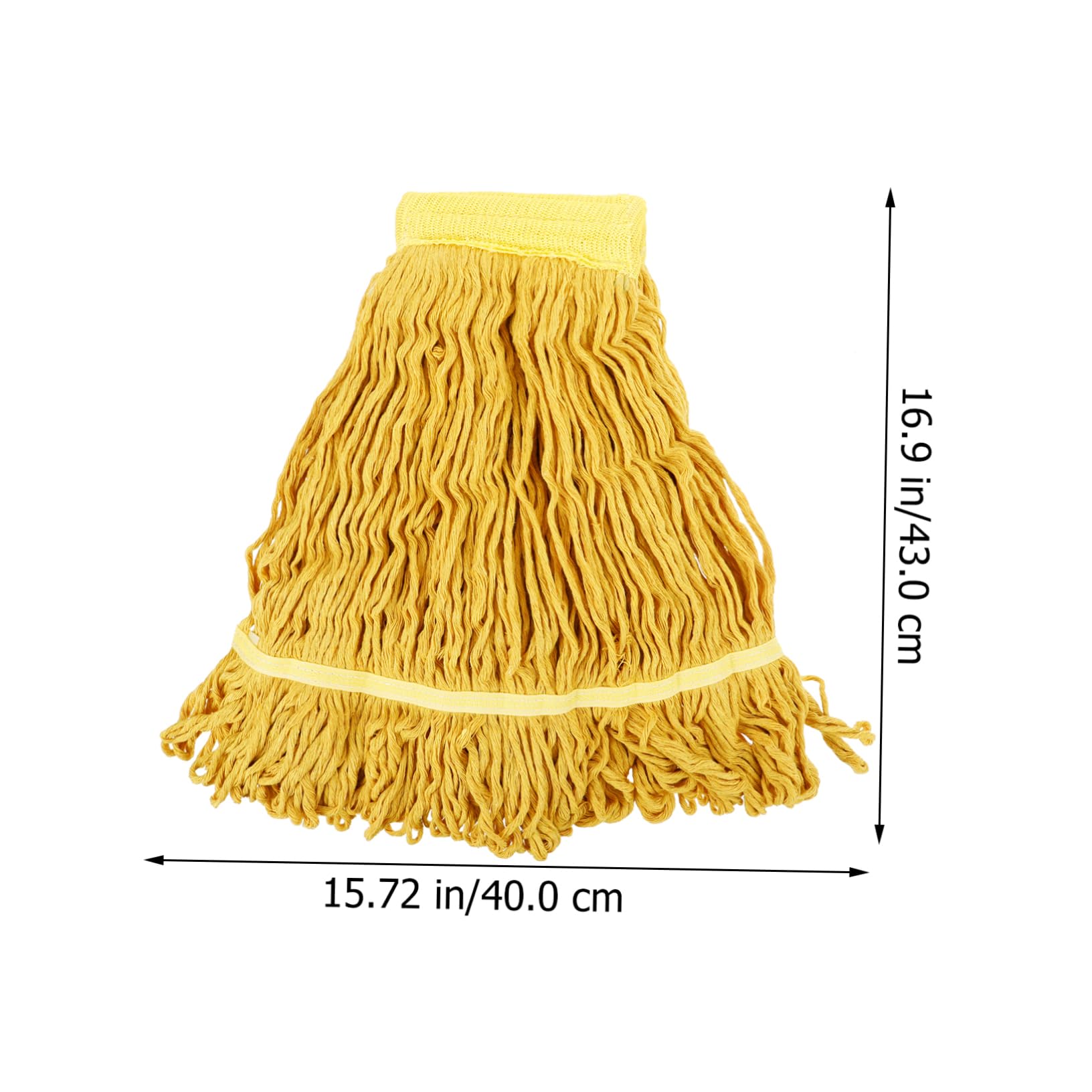 Unomor 2pcs Replacement Mop Head The Office Theoffice Offices Industrial Mop Heads Commercial Mop Heads Mop Floor Cleaner Pad Mop Pads Replacement Floor Mop Pads Polyester Yellow
