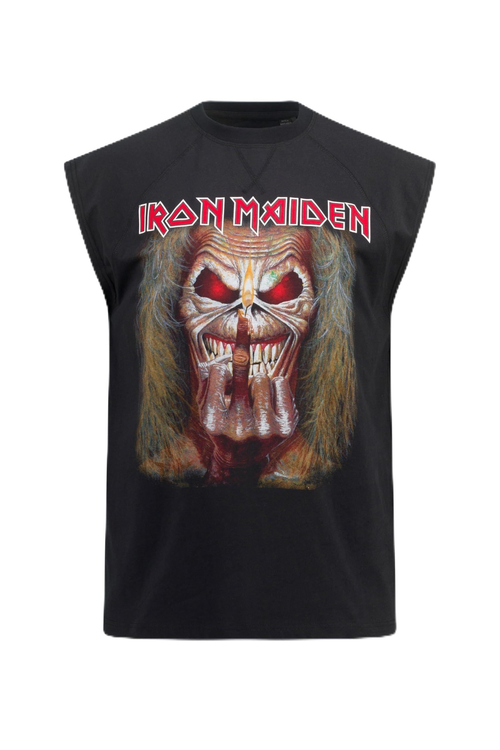 JP 1880 Herren große Größen Übergrößen Menswear L-8XL Tanktop, Bandshirt, Iron Maiden schwarz 6XL 818568100-6XL