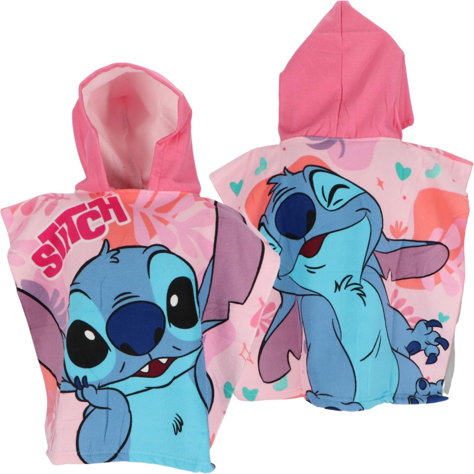 Lilo And Stitch Pink Lilo & Stitch Poncho