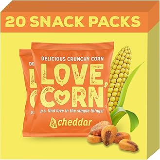 Cheezy 0.7Oz X 20 Bags - Delicious Crunchy Corn - Healthy Family Snacks - Gluten Free, Kosher, Non-GMO - Alternative to Chips, Nuts, Cookies & Pretzels - Perfect