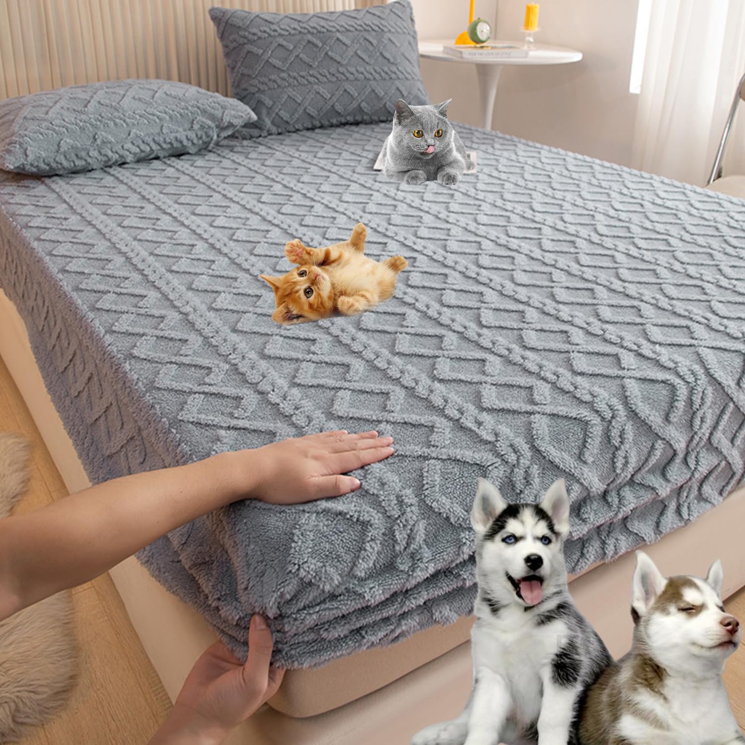 Elastic Bed Sheets Elastic Bed Sheets Queen Size Elastic Bedsheet Elastic Bedsheets King Size Bed Velvet Fitted Sheet