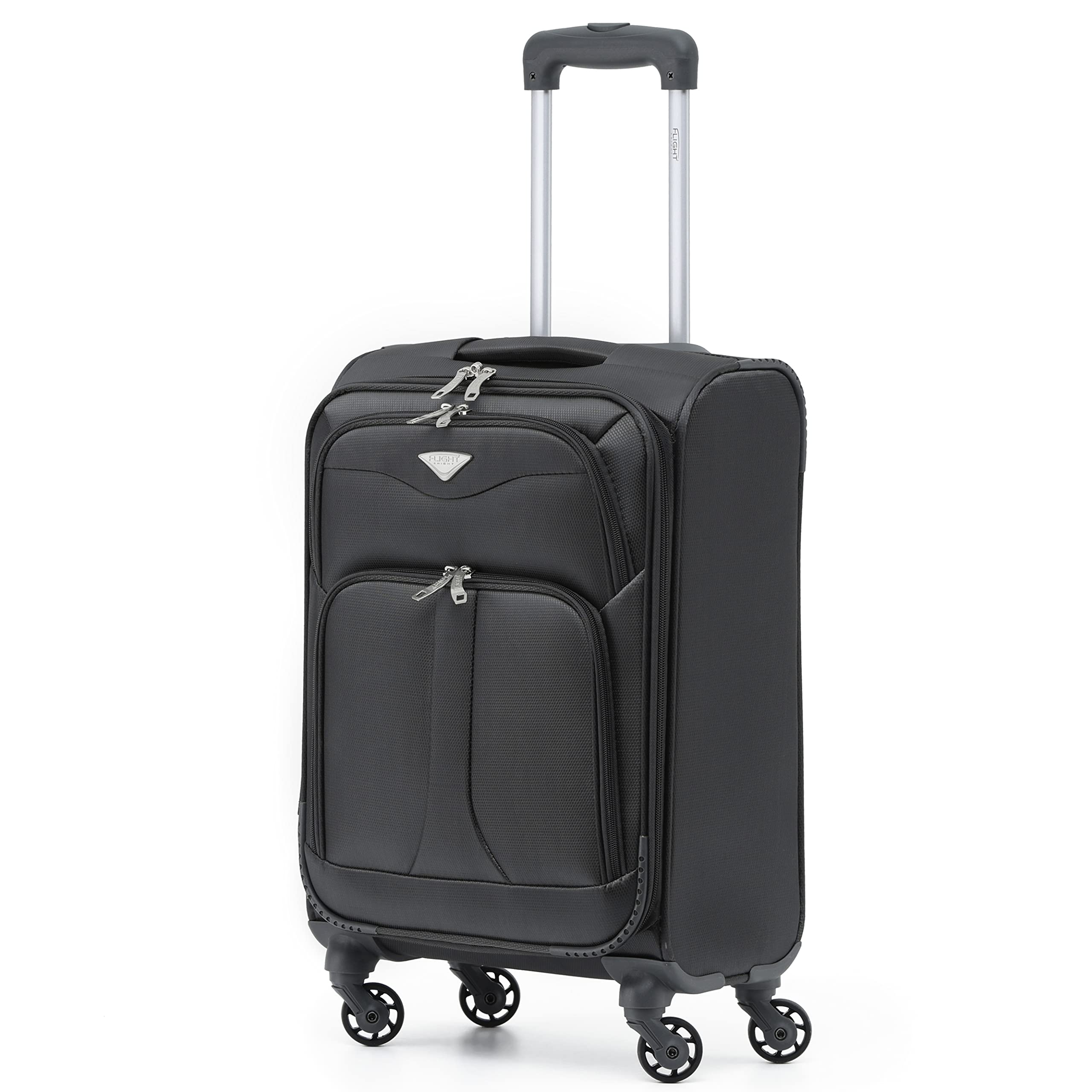 Flight Knight Lightweight 4 Wheel 800D Soft Case Suitcases Anti Crack Cabin & Hold Luggage Options Approved for Over 100 Airlines Including easyJet, BA & Many More! — view 56