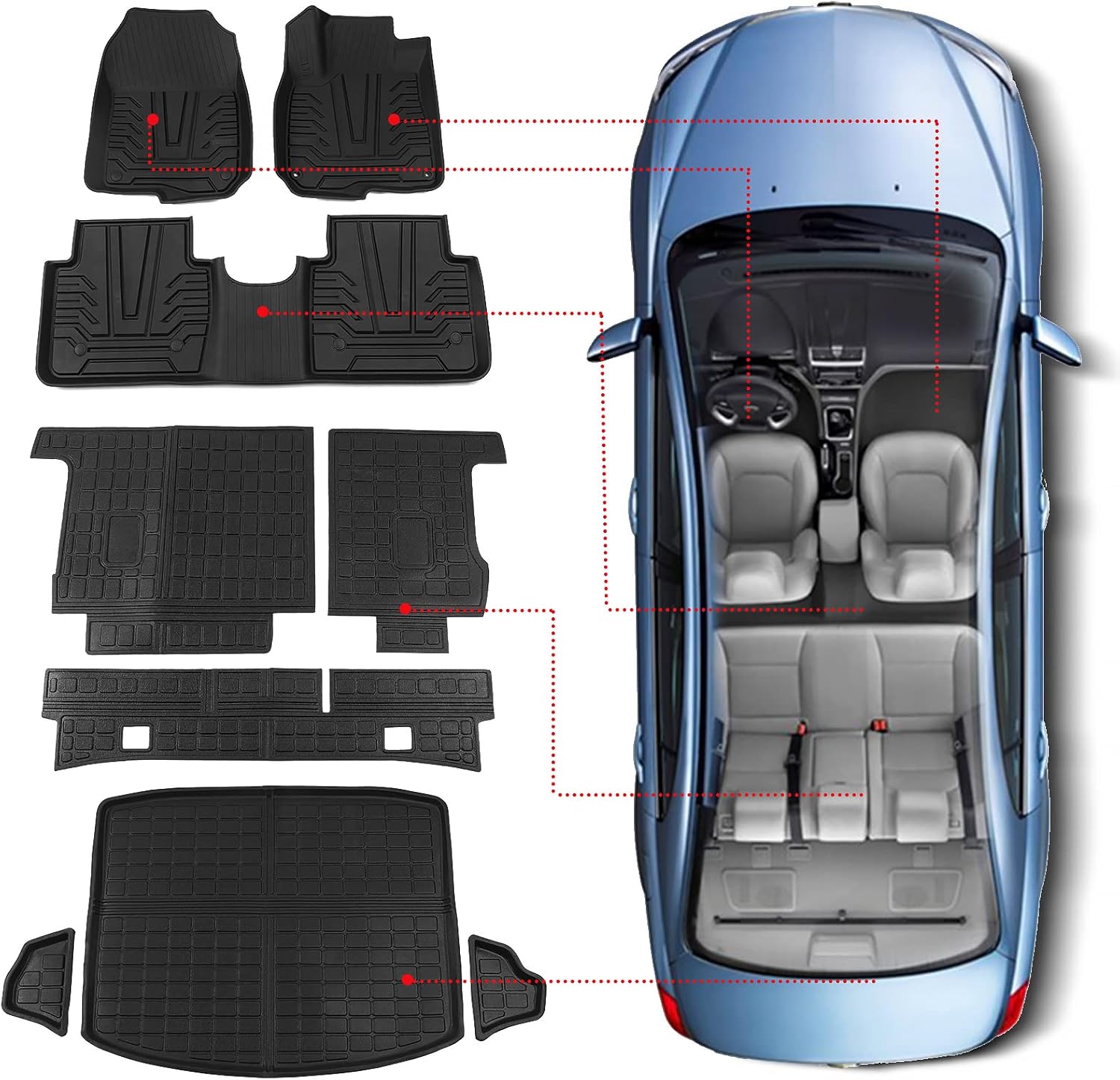 Toutes les Weather Trunk Mat et Floor Mats pour Maroc | Ubuy All weather mats honda crv