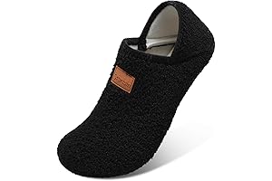 Mens Slipper Socks with Soles | Unisex Adults Rubber Sole Slippers
