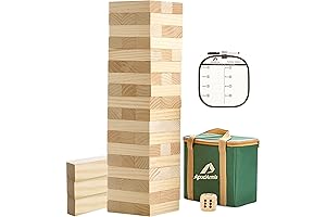 ApudArmis Giant Tumbling Tower: Stackable Fun for All Ages