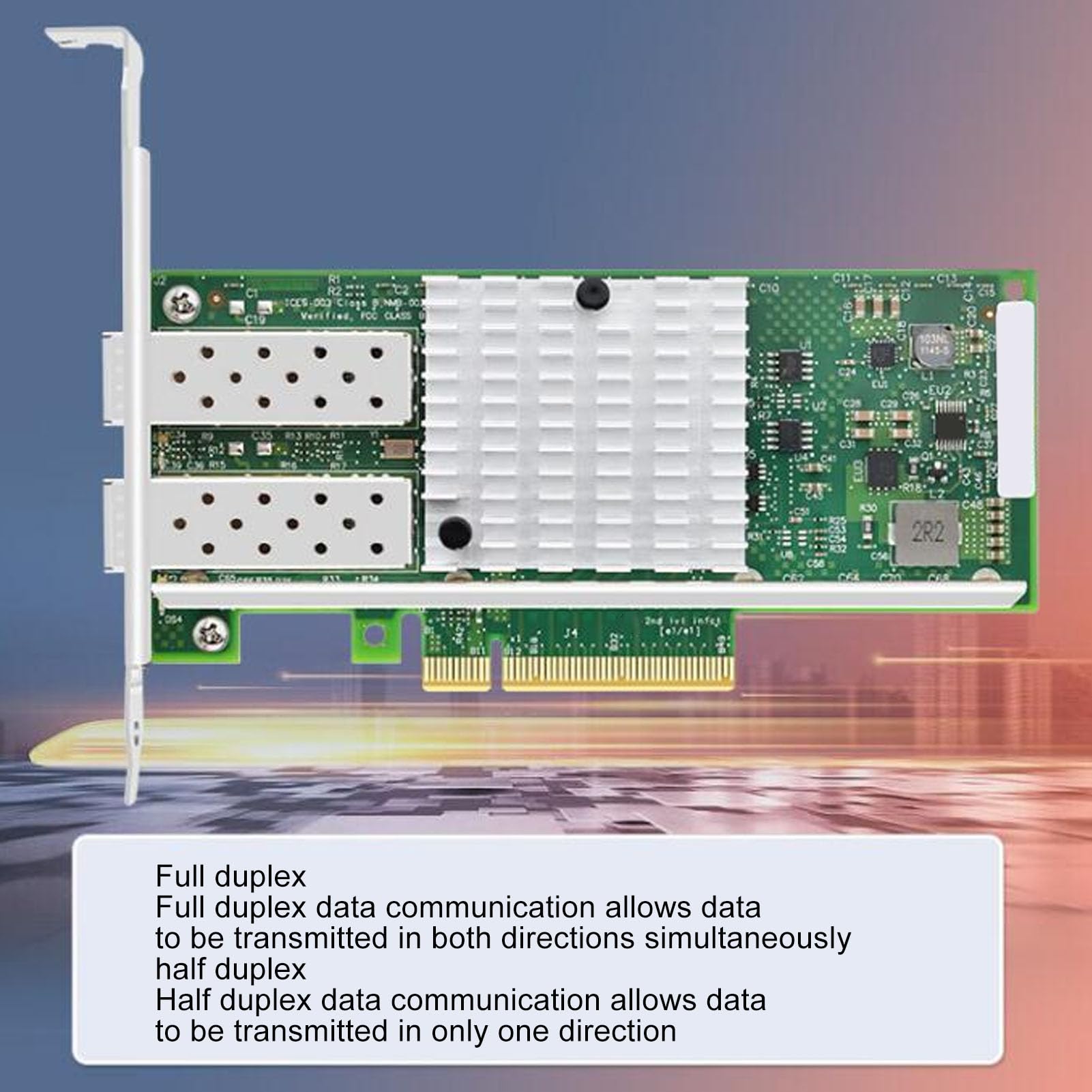 Adaptador de Red de Servidor de Alta Velocidad con 2 Puertos SFP+