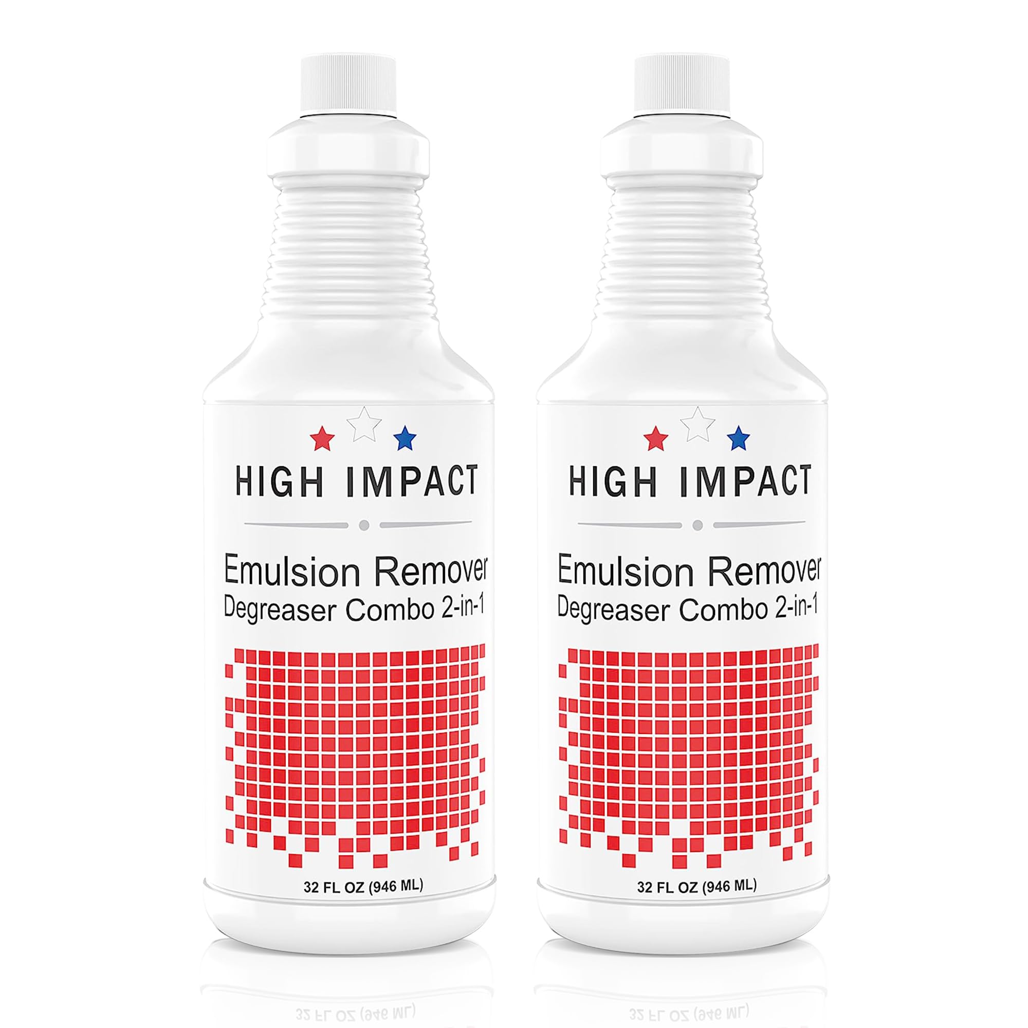 MOEHAIR High Impact Emulsion Remover and Degreaser 2-in-1 Combo for Screen Printing 32 Fl Oz - Pack of 2