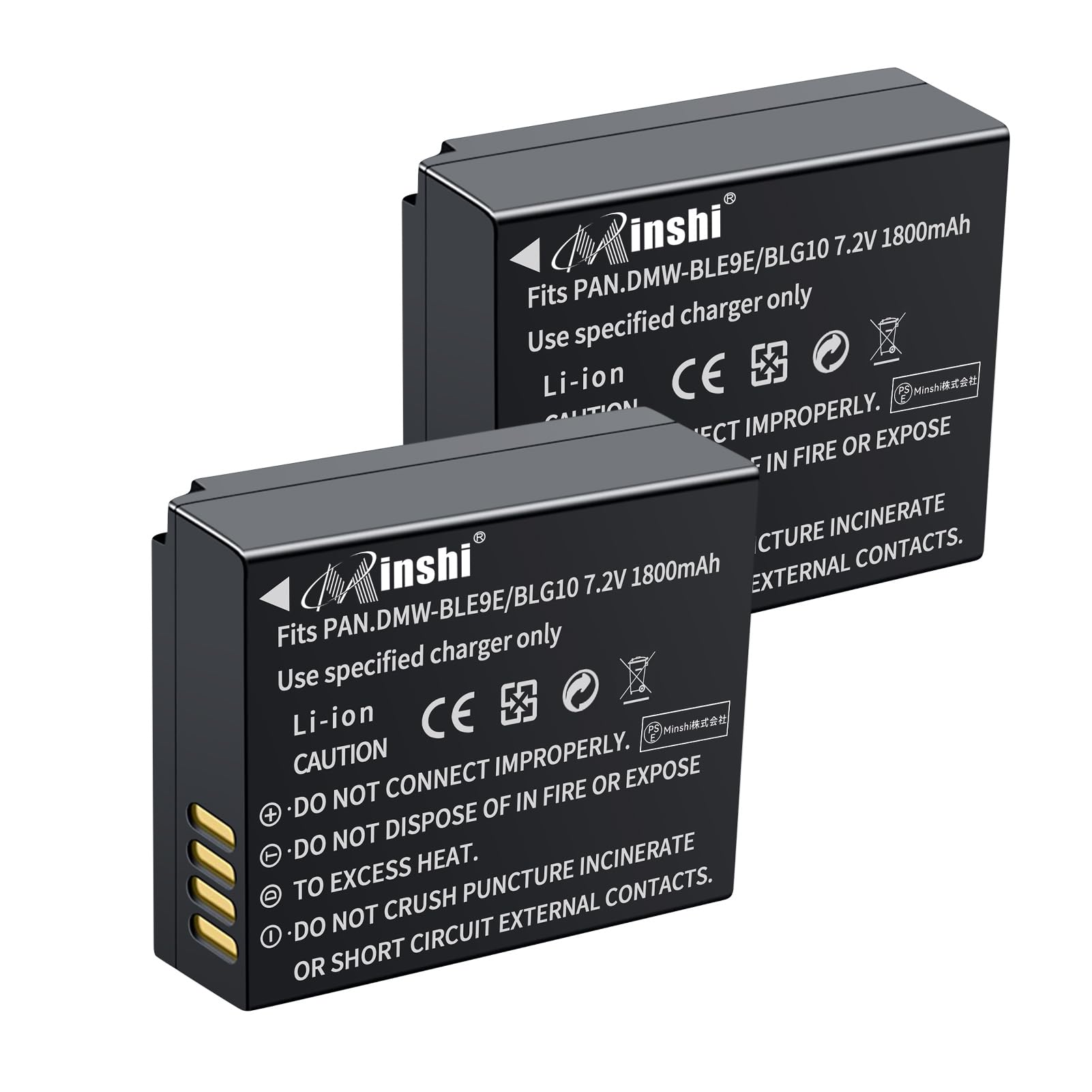 Amazon | MINSHI最新チップ搭載充電式DMW-BLE9互換 バッテリー対応互換 