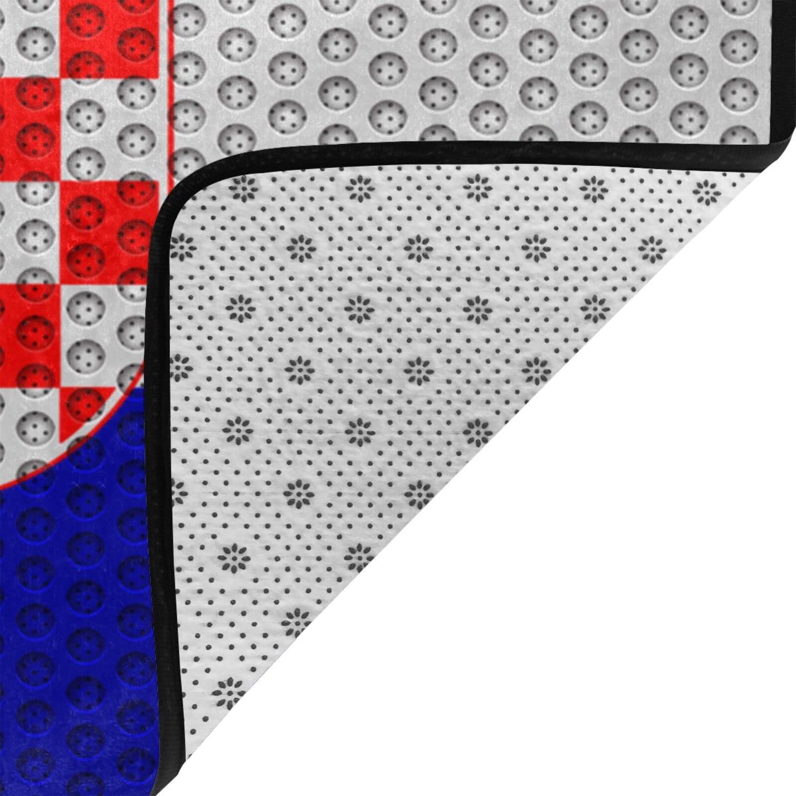 Amazon.com: Flag of Croatia Area Rug 63x48in Rugs for Living Room