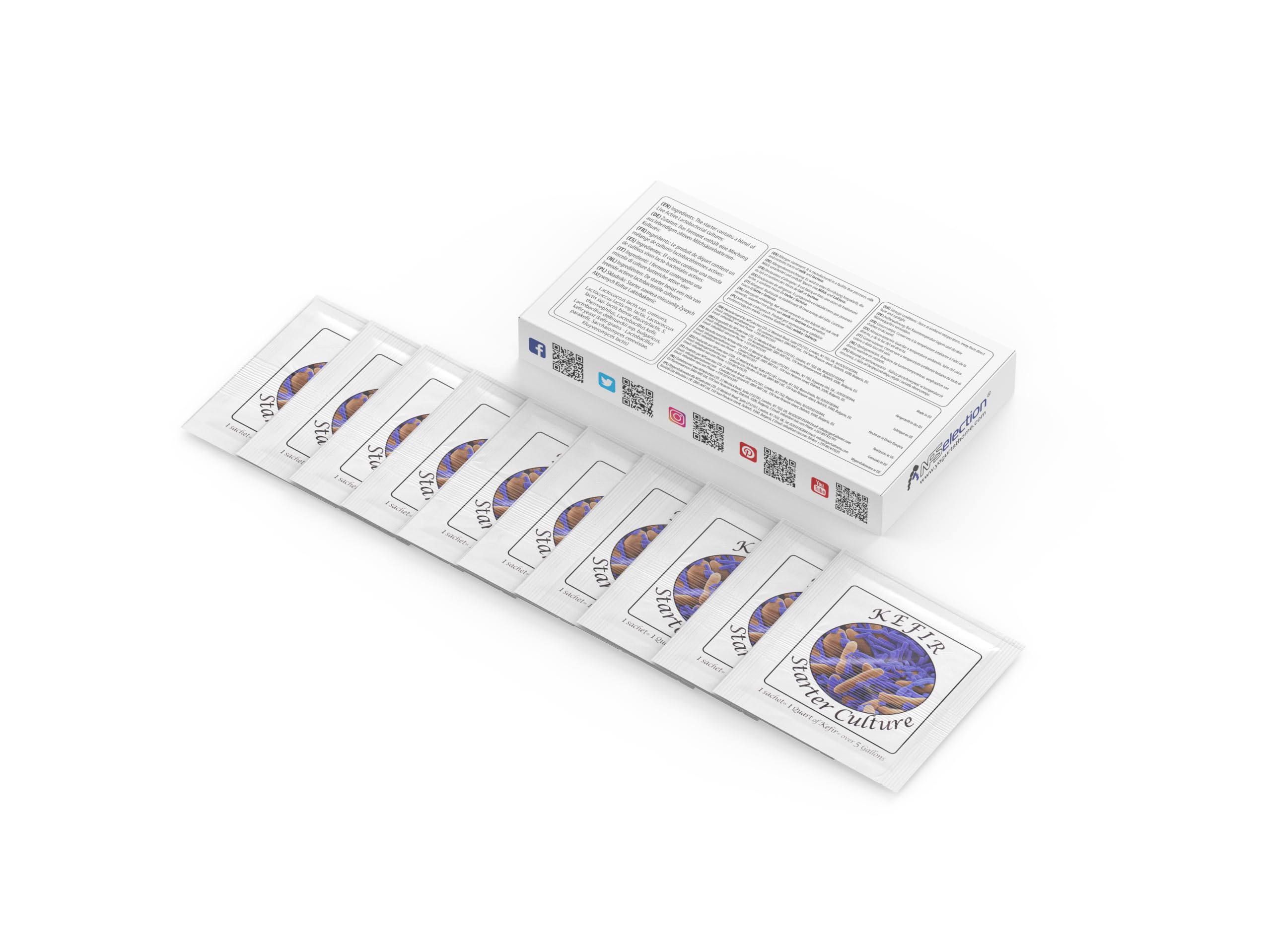 Ferment de Kéfir – Pack de 10 bolsas de cultura lyophilisée