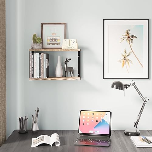 Miniatura 6 de Wallniture Roca - Estantería de 17 x 6 pulgadas para decoración de sala de estar estante organizador de baño para accesorios de baño estantes