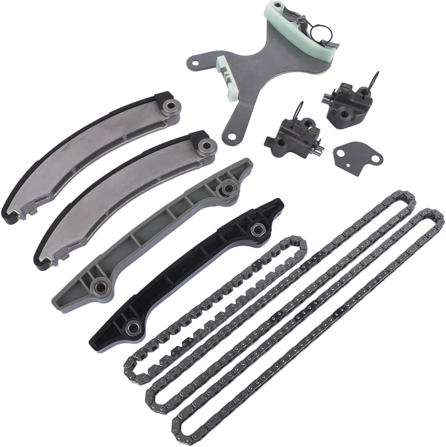 Timing Chain Kit w/o Gears Replacement for 2002-2011 Dodge Dakota Jeep Liberty 3.7L SOHC Vin K 53020680