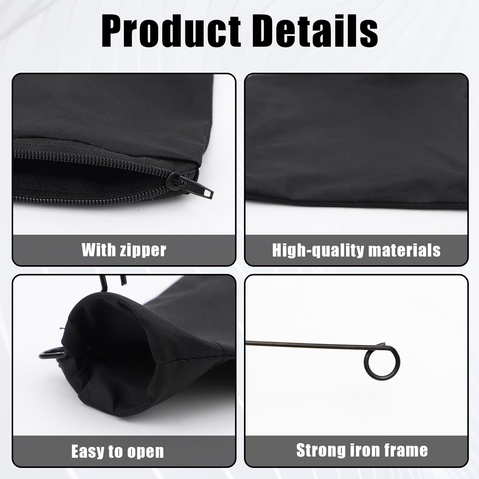 Sacchetti Raccolta Polvere Per Troncatrice - 4 Pezzi Con Cerniera Per Sega E Levigatrici - Foto 2