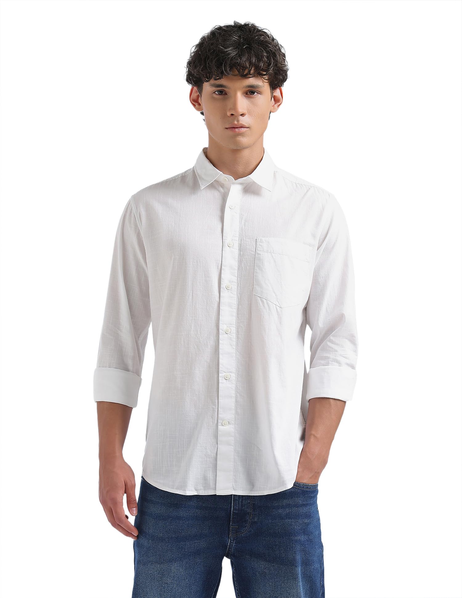 Men's Slim Fit Shirt | Solid | Long Sleeves | Shirt for Man-image-6